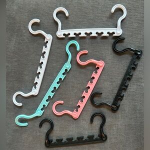 6 pack closet organizer storage hangers